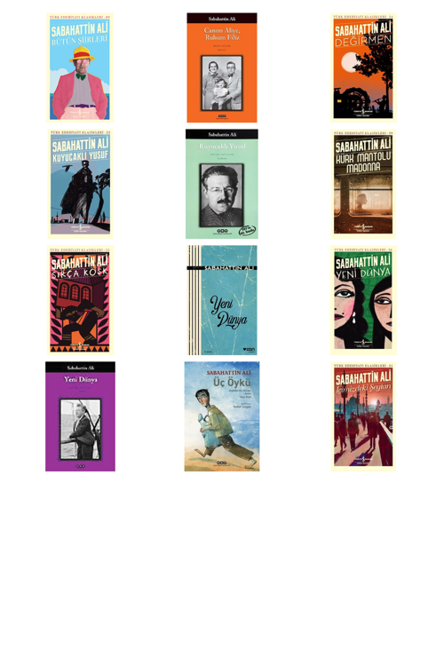 Sabahattin Ali Bütün Şiirleri +11 Adet Kitap Set