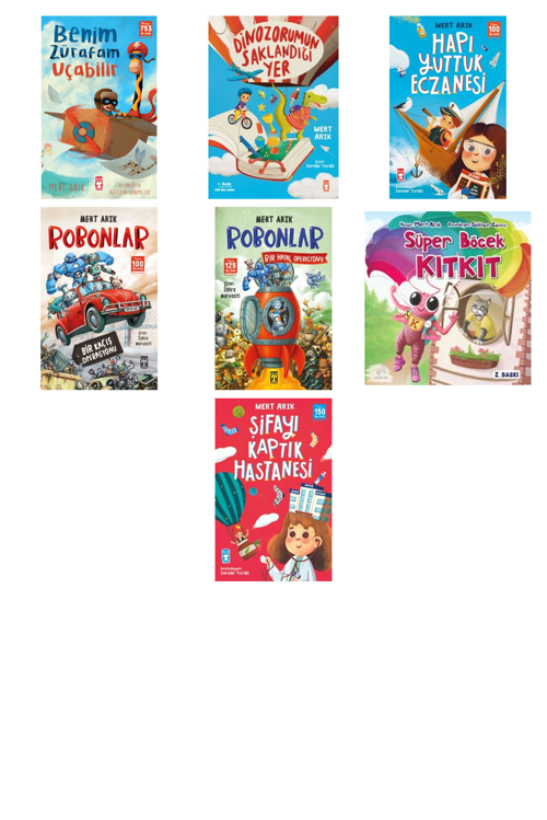 Mert Arık Benim Zürafam Uçabilir +6 Adet Kitap Set