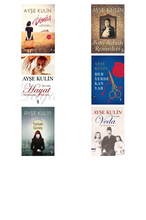 Ayşe Kulin Dönüş +5 Adet Kitap Set