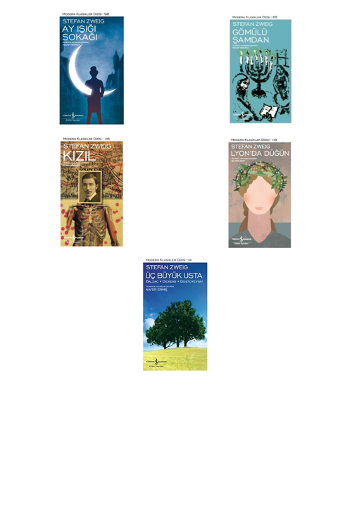 Stefan Zweig Ay Işığı Sokağı +4 Adet Kitap Set
