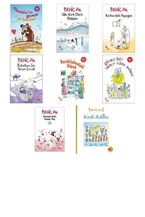 Behiç Ak Alaaddin'in Geveze Su Boruları +7 Adet Kitap Set