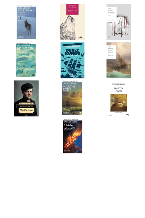 Jack London Ateş Yakmak +9 Adet Kitap Set