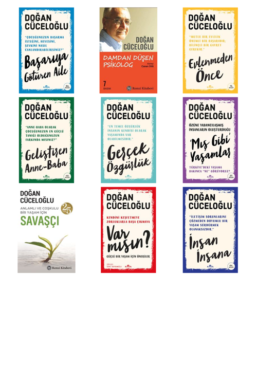 Doğan Cüceloğlu Başarıya Götüren Aile +8 Adet Kitap Set