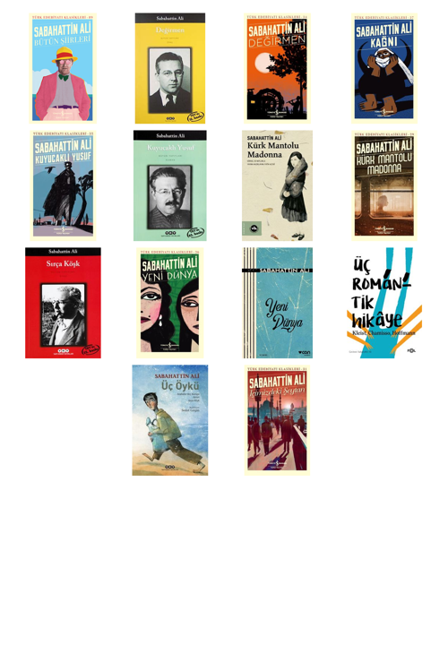 Sabahattin Ali Bütün Şiirleri +13 Adet Kitap Set