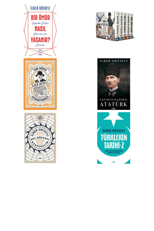 Prof. Dr. İlber Ortaylı,Şermin Yaşar Bir Ömür Nasıl Yaşanır? & Hayatta Doğru +5 Adet Kitap Set