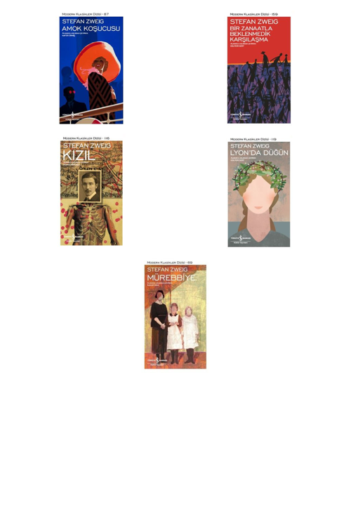 Stefan Zweig Amok Koşucusu +4 Adet Kitap Set