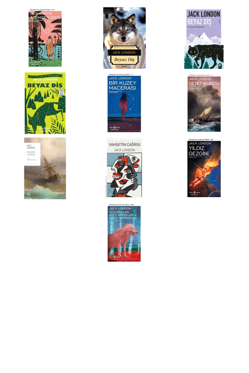 Jack London Ademden Önce +9 Adet Kitap Set