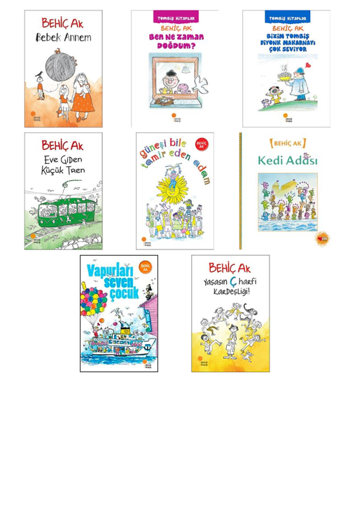 Behiç Ak Bebek Annem +7 Adet Kitap Set