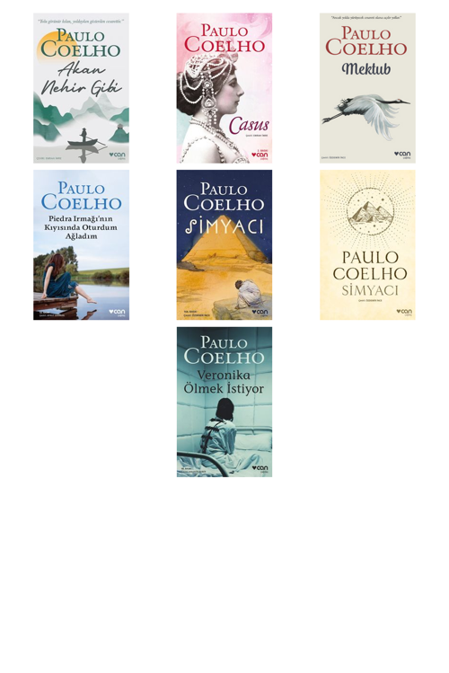 Paulo Coelho Akan Nehir Gibi +6 Adet Kitap Set