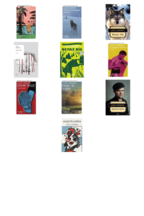 Jack London Ademden Önce +9 Adet Kitap Set