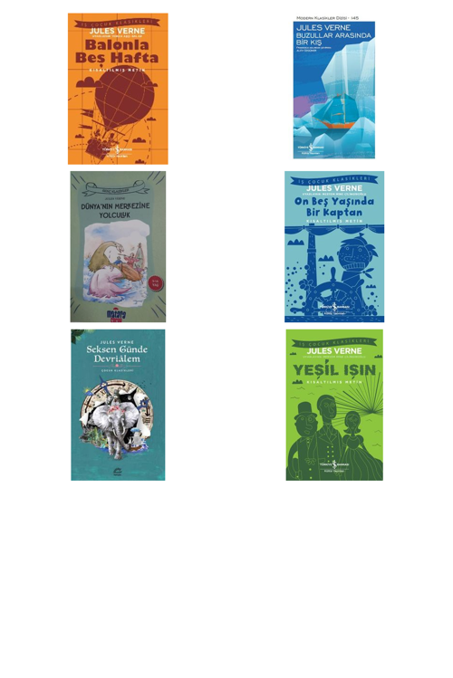 Jules Verne Balonla Beş Hafta (Kısaltılmış Metin) +5 Adet Kitap Set