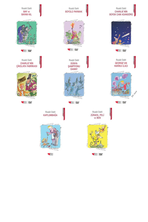 Roald Dahl Bay ve Bayan Kıl +7 Adet Kitap Set