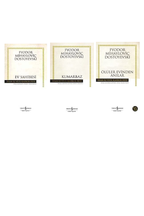 Fyodor Mihailoviç Dostoyevski Ev Sahibesi (Karton Kapak) +2 Adet Kitap Set