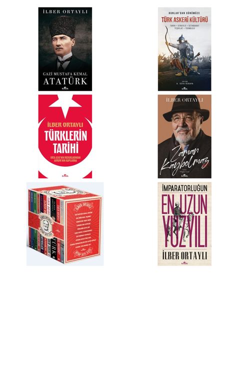 Prof. Dr. İlber Ortaylı,Şermin Yaşar Gazi Mustafa Kemal Atatürk +5 Adet Kitap Set