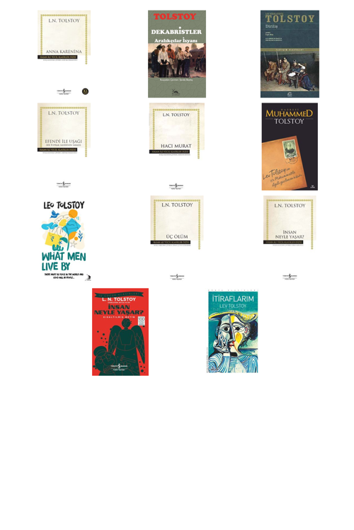 Lev N. Tolstoy Anna Karenina (Ciltsiz) +10 Adet Kitap Set