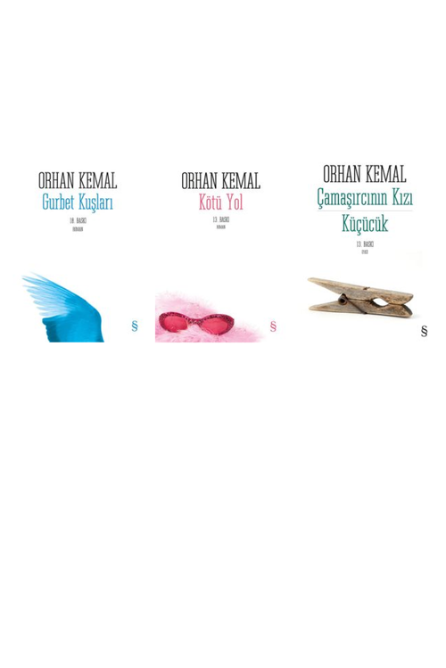 Orhan Kemal Gurbet Kuşları +2 Adet Kitap Set