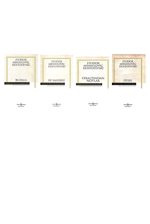 Fyodor Mihailoviç Dostoyevski Budala (Karton Kapak) +3 Adet Kitap Set