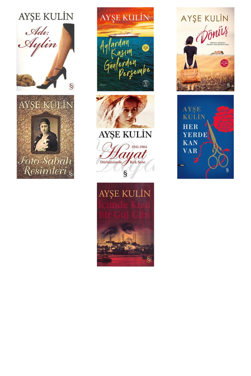 Ayşe Kulin Adı Aylin +6 Adet Kitap Set