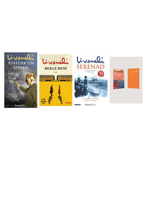Zülfü Livaneli Atatürk'ün İzinde +3 Adet Kitap Set