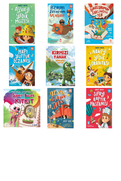 Mert Arık Ayvayı Yedik Müzesi +8 Adet Kitap Set