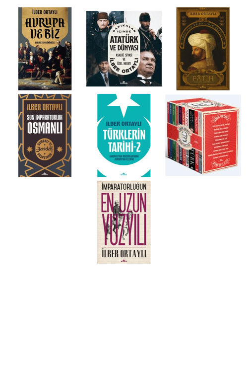 Prof. Dr. İlber Ortaylı,Şermin Yaşar Avrupa ve Biz & Geçmişten Günümüze +6 Adet Kitap Set