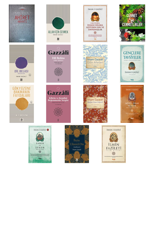 İmam Gazali Ahiret Hayatı / Ölüm - Kabir - Kıyamet +14 Adet Kitap Set