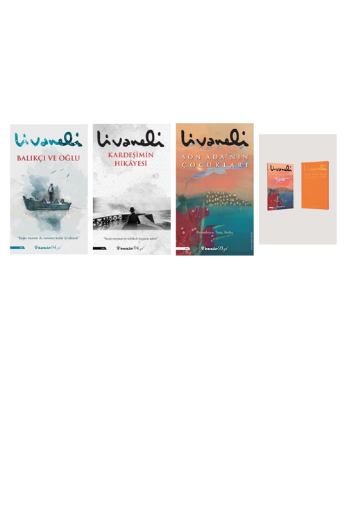 Zülfü Livaneli Balıkçı ve Oğlu +3 Adet Kitap Set
