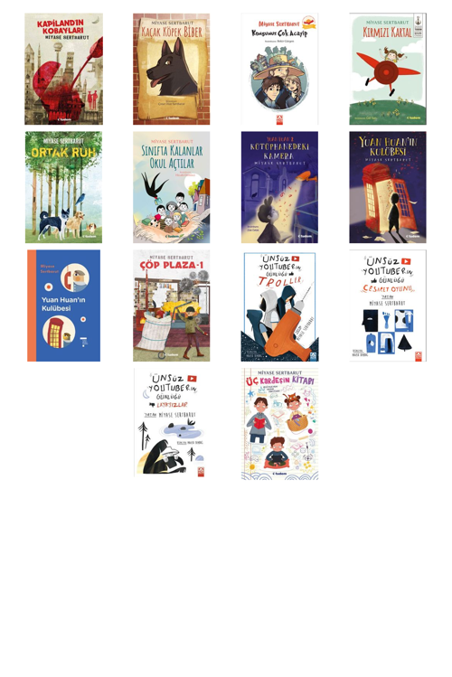 Miyase Sertbarut Kapiland'ın Kobayları +13 Adet Kitap Set