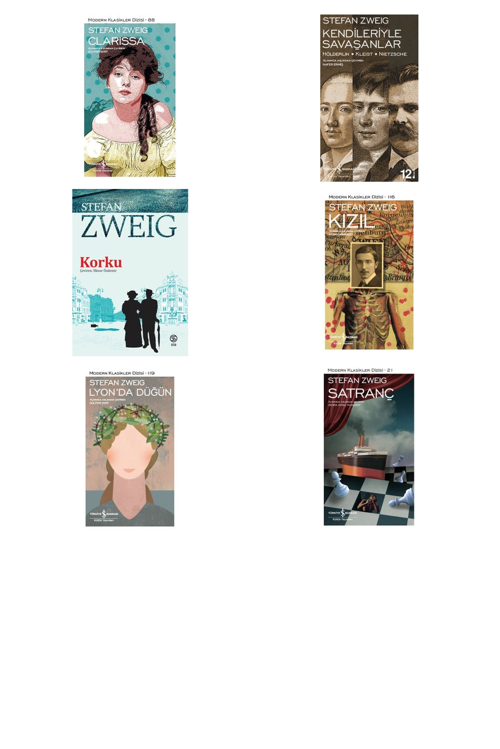 Stefan Zweig Clarissa +5 Adet Kitap Set