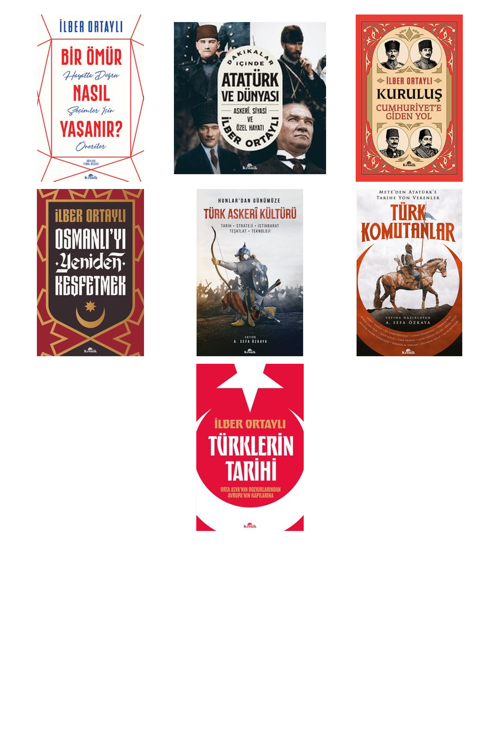 Prof. Dr. İlber Ortaylı,Şermin Yaşar Bir Ömür Nasıl Yaşanır? & Hayatta Doğru +6 Adet Kitap Set