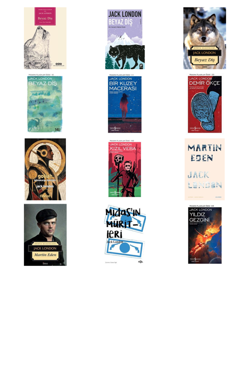 Jack London Beyaz Diş +11 Adet Kitap Set