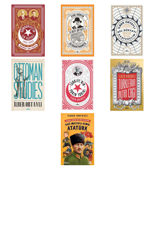 Prof. Dr. İlber Ortaylı,Şermin Yaşar Cumhuriyet'in İlk Yüzyılı (1923-2023) +6 Adet Kitap Set