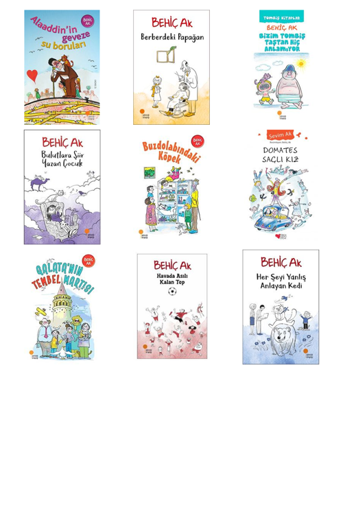 Behiç Ak Alaaddin'in Geveze Su Boruları +8 Adet Kitap Set