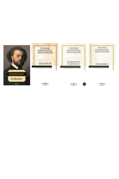 Fyodor Mihailoviç Dostoyevski Ezilenler +3 Adet Kitap Set