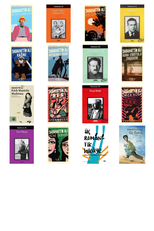 Sabahattin Ali Bütün Şiirleri +15 Adet Kitap Set