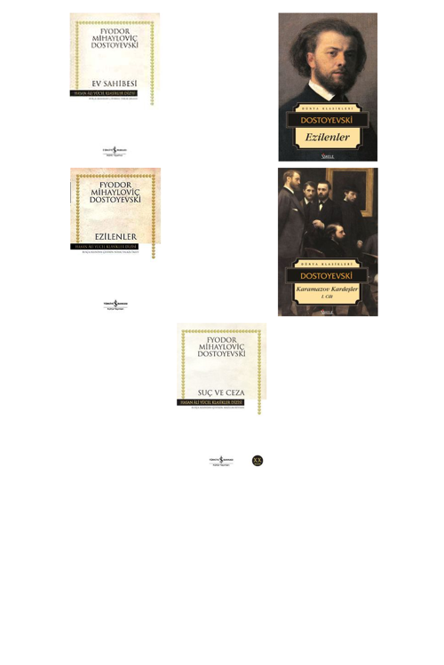 Fyodor Mihailoviç Dostoyevski Ev Sahibesi (Karton Kapak) +4 Adet Kitap Set