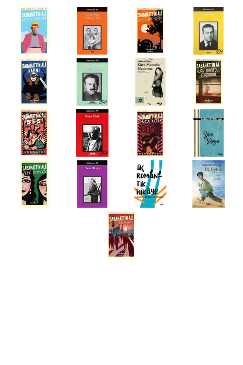 Sabahattin Ali Bütün Şiirleri +16 Adet Kitap Set