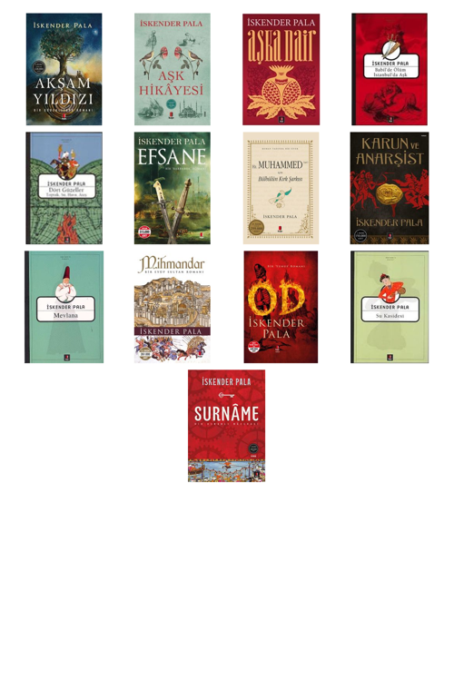 Prof. Dr. İskender Pala Akşam Yıldızı +12 Adet Kitap Set