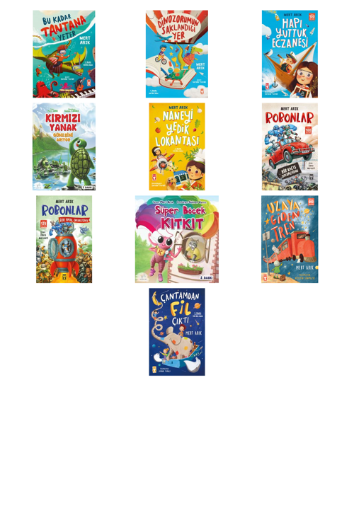 Mert Arık Bu Kadar Tantana Yeter +9 Adet Kitap Set