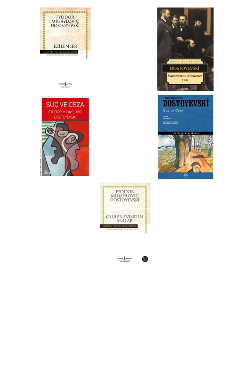 Fyodor Mihailoviç Dostoyevski Ezilenler (Karton Kapak) +4 Adet Kitap Set