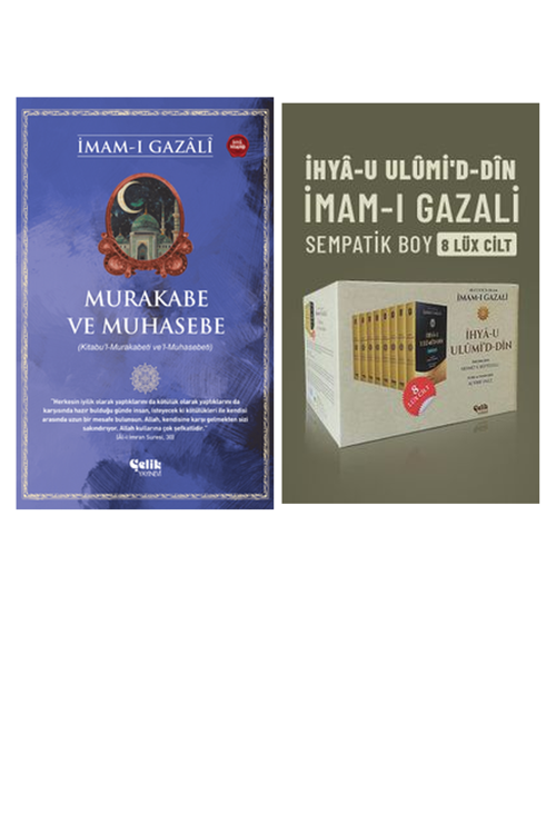İmam Gazali Murakabe ve Muhasebe +1 Adet Kitap Set