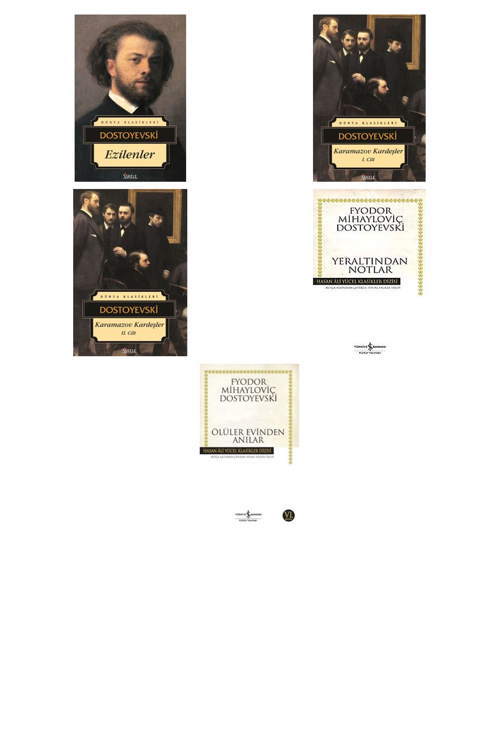 Fyodor Mihailoviç Dostoyevski Ezilenler +4 Adet Kitap Set