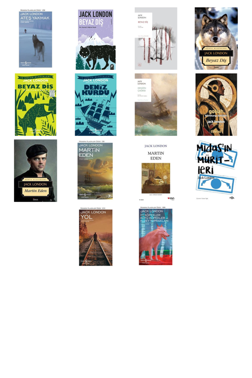 Jack London Ateş Yakmak +13 Adet Kitap Set