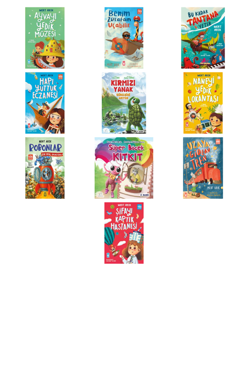 Mert Arık Ayvayı Yedik Müzesi +9 Adet Kitap Set