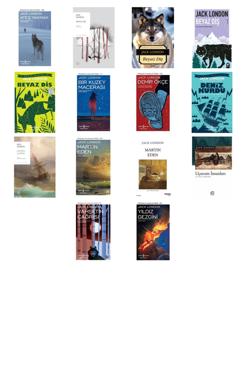 Jack London Ateş Yakmak +13 Adet Kitap Set