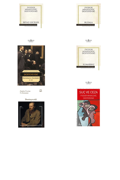 Fyodor Mihailoviç Dostoyevski Beyaz Geceler (Karton Kapak) +5 Adet Kitap Set
