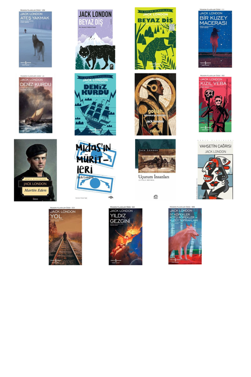 Jack London Ateş Yakmak +14 Adet Kitap Set