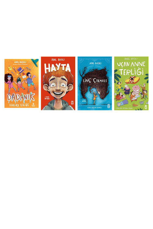 Anıl Basılı Dadanık / Halay Ekibi +3 Adet Kitap Set