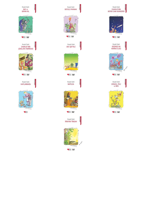 Roald Dahl Bay ve Bayan Kıl +9 Adet Kitap Set