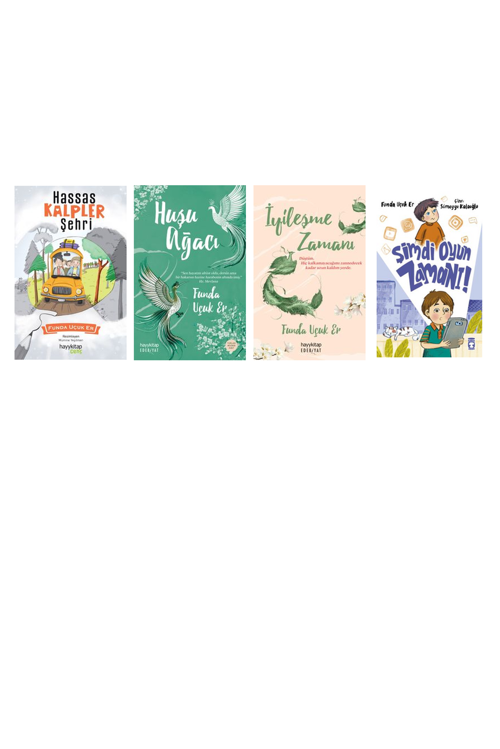 Funda Uçuk Er Hassas Kalpler Şehri +3 Adet Kitap Set